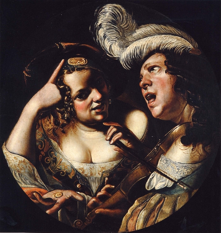 Allegory Of Love by Angelo Caroselli